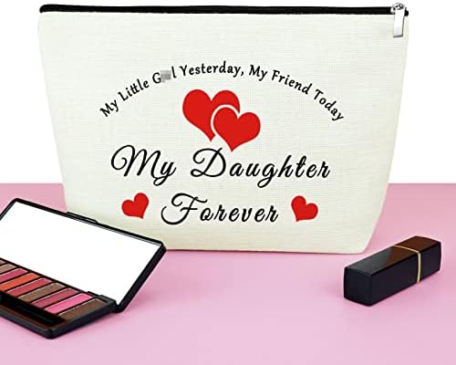 Presente da filha da mamãe pai maquiagem de maquiagem no presente de mamãe para filha para o dia do casamento inspirador