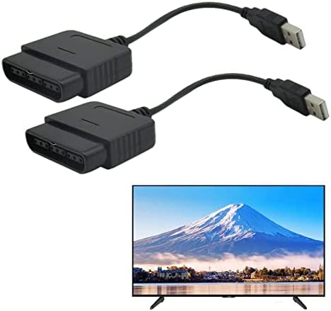 PS2 a PS3 USB Cable Controller Converter Adaptador Cabo para Sony PlayStation 2 PlayStation 3 2Pack
