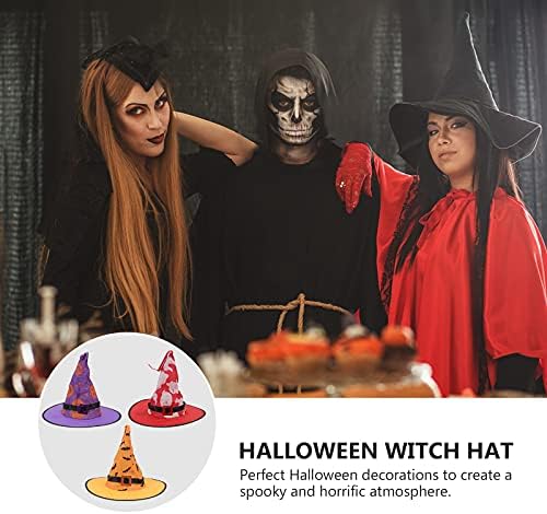 Soimiss 3pcs decorativo chapéus de bruxa Halloween pingentes para decoração decoração de Halloween
