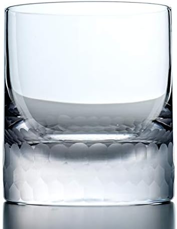 Coquetéis de cocktail de colméia AMEHLA - conjunto de vidro de uísque de uísque martelado à mão - copos