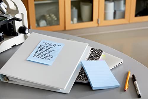 Post-it-it Reciclado Super Sticky Notes, 2x a potência da aderência, 4x6 in, 4 almofadas, 45 folhas/bloco,