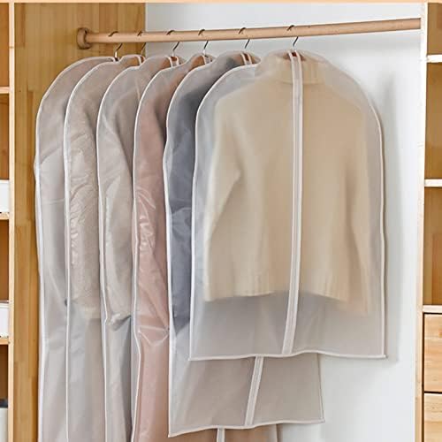 Sacos de vestuário organizador de roupas de Zerodeko para armazenamento 5pcs panos cobrem bolsa de armazenamento de roupas de vestuário Roupas de roupas de roupas de roupas para pendurar bolsa de armazenamento à prova de bolsa para roupas de casa