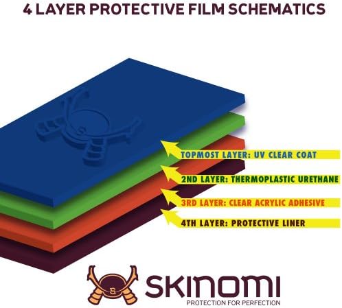 Protetor de pele de corpo inteiro Skinomi compatível com HP Slate 7 Plus Techskin Cobertura completa