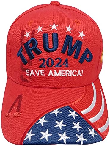 Trump 2024 Save America! EUA Shadow USA Sinalizador de sinalização Red poliéster