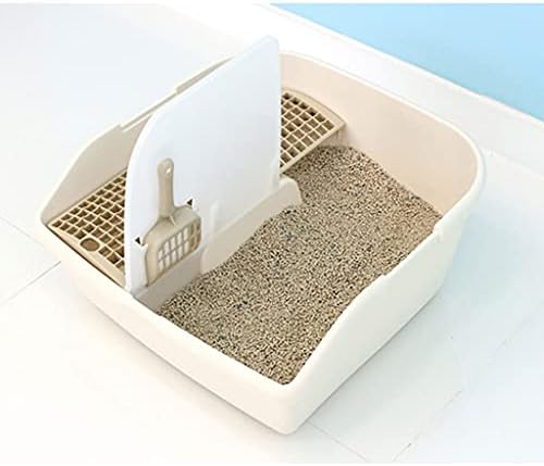 Caixas de areia de gato Xiaosaku Caixa de areia de gato de gato totalmente fechada com alças bandeja de