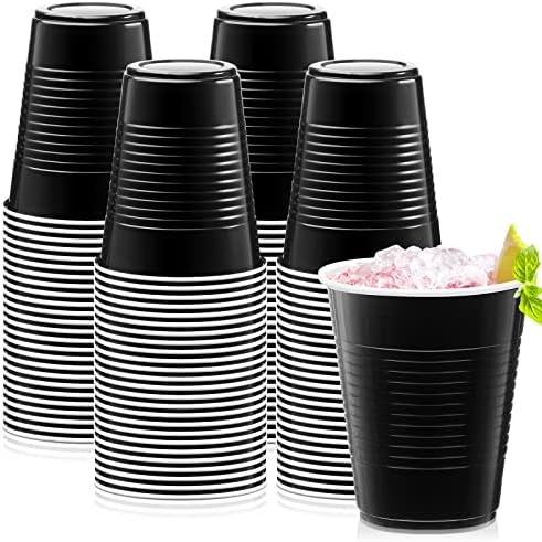 Zubebe 100 PCs 18 oz copos de plástico descartáveis ​​xícaras de festa de plástico bebendo xícaras de