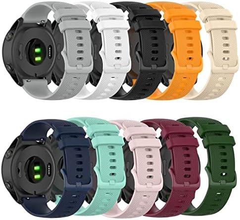 SDUTIO 20 22mm Redução rápida Silicone Watch Band Strap for Garmin Forerunner 745 Smart Watch Watch
