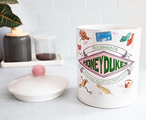 Harry Potter Honeydukes Sweets Jar de biscoitos de cerâmica de 10 polegadas | Jarra de armazenamento de alimentos