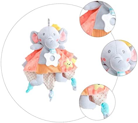 Toyvian Elephant Soother Soothing Toys para animais de pelúcia para desenho animado Princho de brinquedo