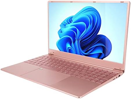 Topincn Quad Core Laptop, laptop de 15,6 polegadas IPS Display 100−240V com teclado numérico para