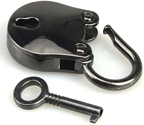 Ozxno 1pcs vintage mini urso cadeado de cadeado bloqueio de estilo antigo bloqueio de chave pequena
