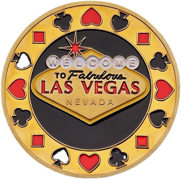 Chip medallion poker spades