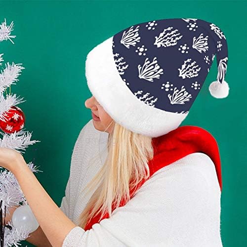 Chapéu de Papai Noel de Natal, chapéu de férias de Natal Ocean para adultos, Hats de Natal de Comforto