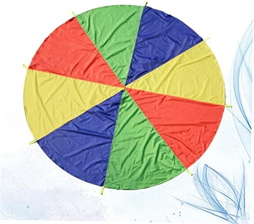 Inoomp Rainbow Umbrella for Kids brincam de pára -quedas de paraquedas de pára -quedar