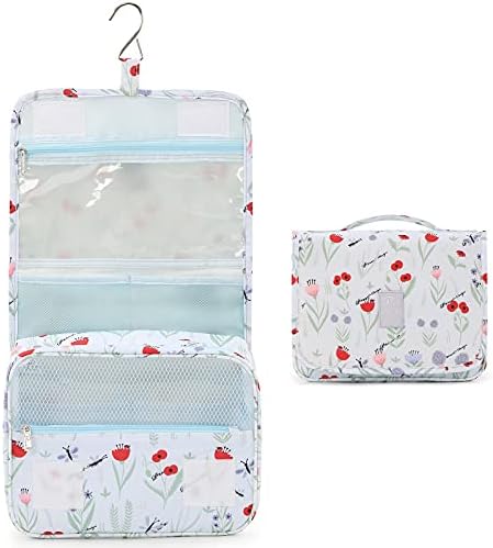 Bolsa de higiene pessoal pendurada lychii para mulheres, bolsa de cosméticos, artesanato de artigos de higiene
