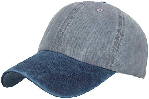 Moda vintage angustiado Snapback Hat Dadd Hat Baseball Cap ajustável Capinho de golfe ao ar livre