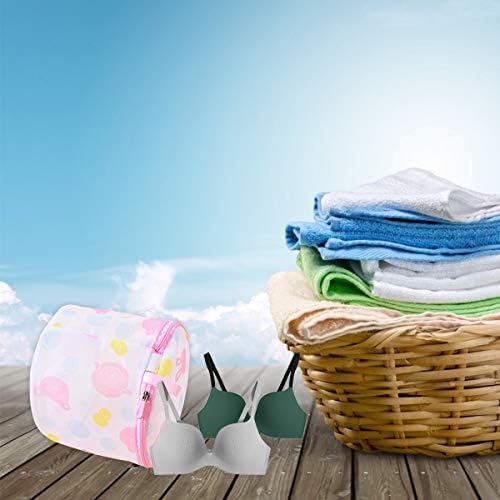 Sacos de lavanderia Doitool, 4pcs impressos anti-deformação Bolsa de lavagem de bolsa de lavagem de malha