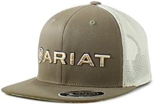 Capace de beisebol do Ariat Men Logo Shield - Western Mesh Hat