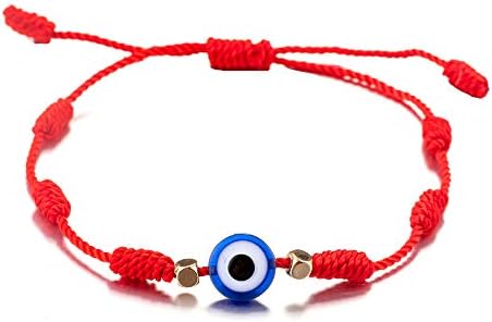 pulseira de cordas artesanais kelistom para homens meninas meninos simples vermelha preta preta trançada charme