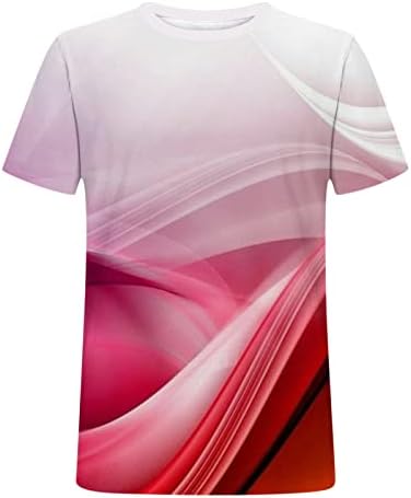 Mens Tees gráficos camisetas casuais de manga curta moda moda 3D Digital Thirt Summer Tshirt Blush Casual