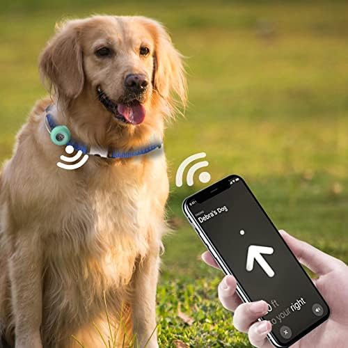 Airtag Dog-Collar Solter, capa Airtag para colarinho de cachorro, loop de airtag para rastreador de cães