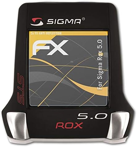 Protetor de tela AtFolix compatível com filme de proteção de tela Sigma Rox 5.0, filme de protetor FX anti-reflexivo