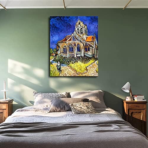 Igreja de Vincent van Gogh no Auvers Poster Art Imprima moderna Family Bedroom Decor Cartazes