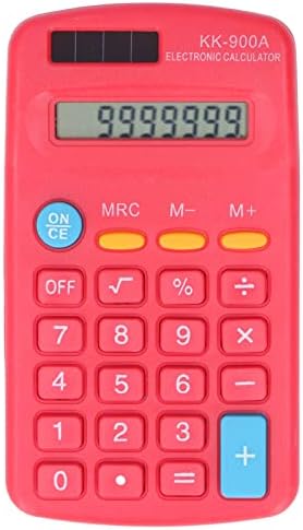 Mini calculadora, calculadora de bolso Bateria de bateria longa duração da bateria ABS Material Display de 8 bits para Office for Business for School