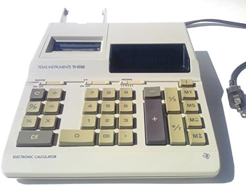 Texas Instruments Ti-5130 Calculadora de impressão Adicionando máquina com memória