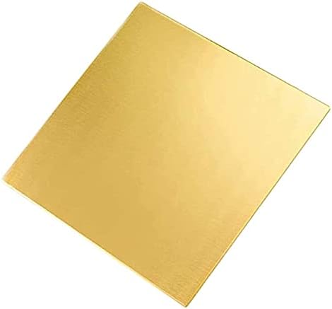 Placa de latão Kekeyang Folha de metal de bronze de tampa de bronze, placa de latão folha de metal