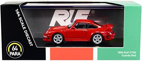 1995 RUF CTR2 Guards Red 1/64 Modelo Diecast Model by Paragon Models PA-55374