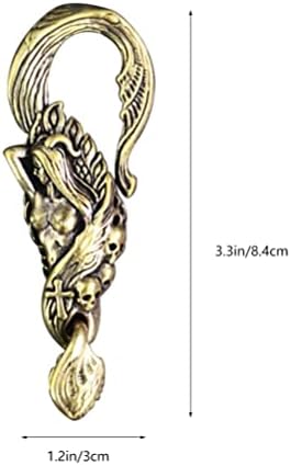 Zerodeko Decor de carro Purple Kichain Keychain Pingente Charms de Brass: Lucky Feng Shui Riqueza Ornamento
