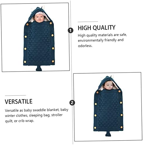Kesyoo Sleep em carrinho recém -nascido saco de garoto saco de dormir saco quente saco de bebê cobertor