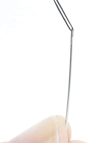 John James Glovers agulhas, tamanho nº 10, 32,5 mm de comprimento e 0,53 mm de diâmetro, pacote de