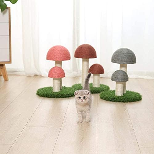 Gato gatinho gatinho fofo cogumelos gatos scratcher table móveis proteger a saúde de pet sisal tapes caras cuidados