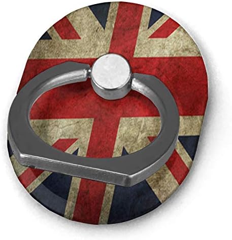 ANELPORTE Vintage British Flag Ring Phone Phone Ajuste Ajuste 360 ​​° Ringue de dedo Stand para iPad,