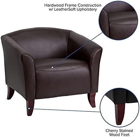 Flash Furniture Hercules Imperial Series Brown Leathersoft Chair