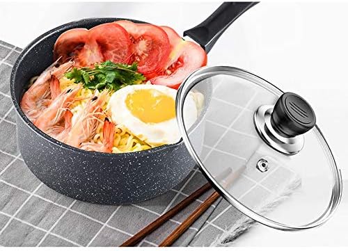 TJLSS coreano Ramen Pot non stick maifan stone leite panela macarrão com panela de ovo sopa de cozinha