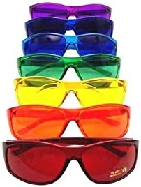 Conjunto de estilos de 10 cores de terapia com terapia colorida, óculos de sol de pôquer [também disponíveis
