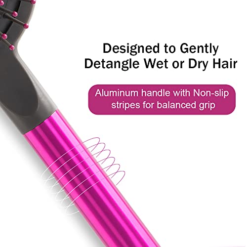 Afsel Paddle Brush para Detankling, Blowdrying and Endisando Profissional Breat Tys Types, escova de cabelo