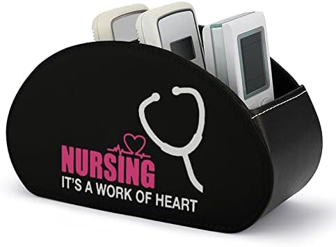 A enfermagem é um trabalho de impressão cardíaca de impressão de TV Remote Organizer Box Control titular