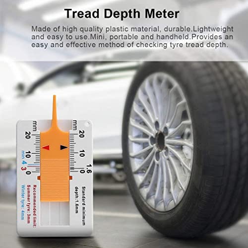 Medição de ferramentas de ferramenta pneu de pneio de piso de profundidade de pneus de pneu de profundidade