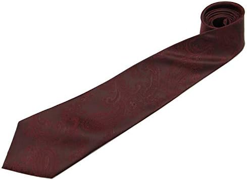 Gollate Mens Silk Paisley Set: gravata e bolso quadrado -