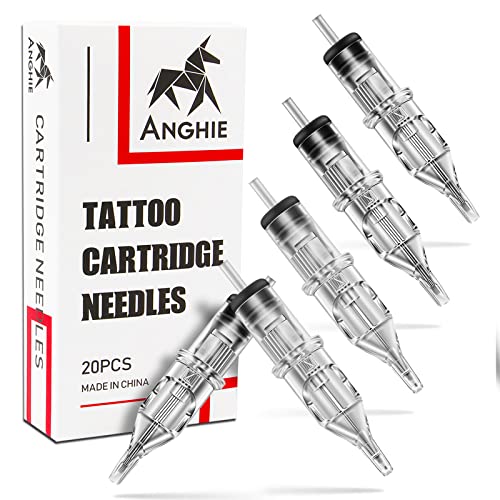 A agulhas de tatuagem anghie cartuchos com tatuagem de tatuagem tatuagem machine agulhas mistas de tamanho 3rl