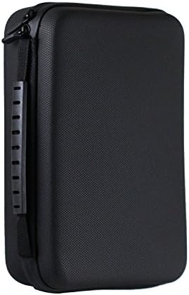 Navitech Black Shock Proof Hard Storage Case/Capa compatível com a câmera de ação preta do Goxtreme