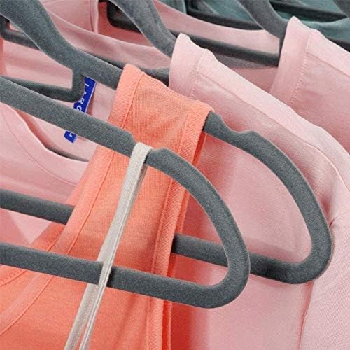 Nianxinn Pack Pack de 50 cabides de plástico não deslizantes cabides de plástico que não deslizam para armário para casacos suéteres adultos cabide adultos