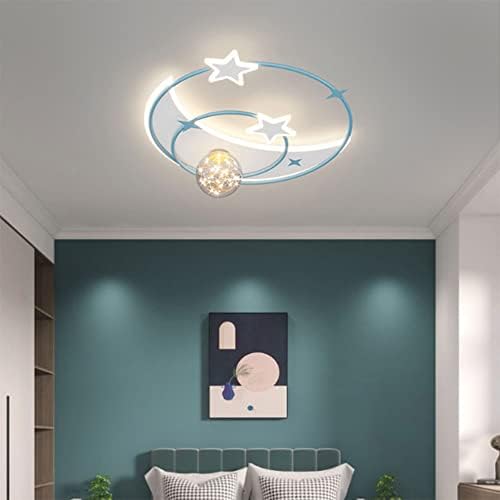 MGJXTWG MODERN LED semi descarga luzes de teto de montagem para quarto de bebê garotas Estudar luminária Lâmpada de teto para meninos garotos de bebê garotos lâmpada