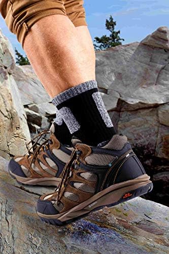 meias quentes do dinok para homens hóquei para caminhada atlética Wicking Wicking Trekking Sports Crew