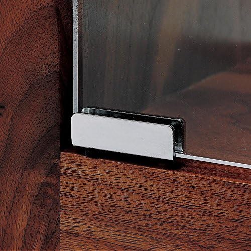 Dobradiça de articulação de porta de vidro para portas de vidro balançando grátis cromo polido
