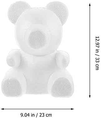 Decoração de casamento curada de casamento Formas de urso de modelagem Modelagem de poliestireno Urso